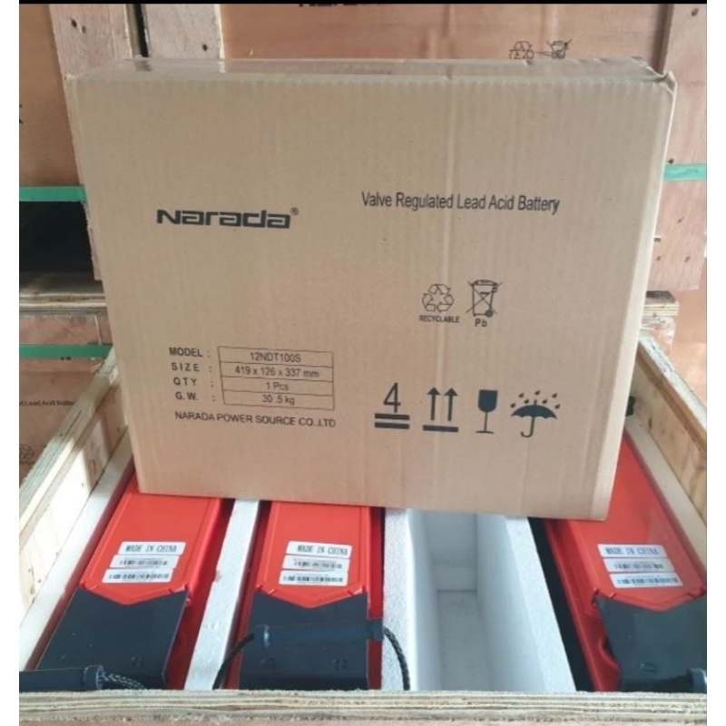 Baterai VRLA Narada 12v 100Ah New