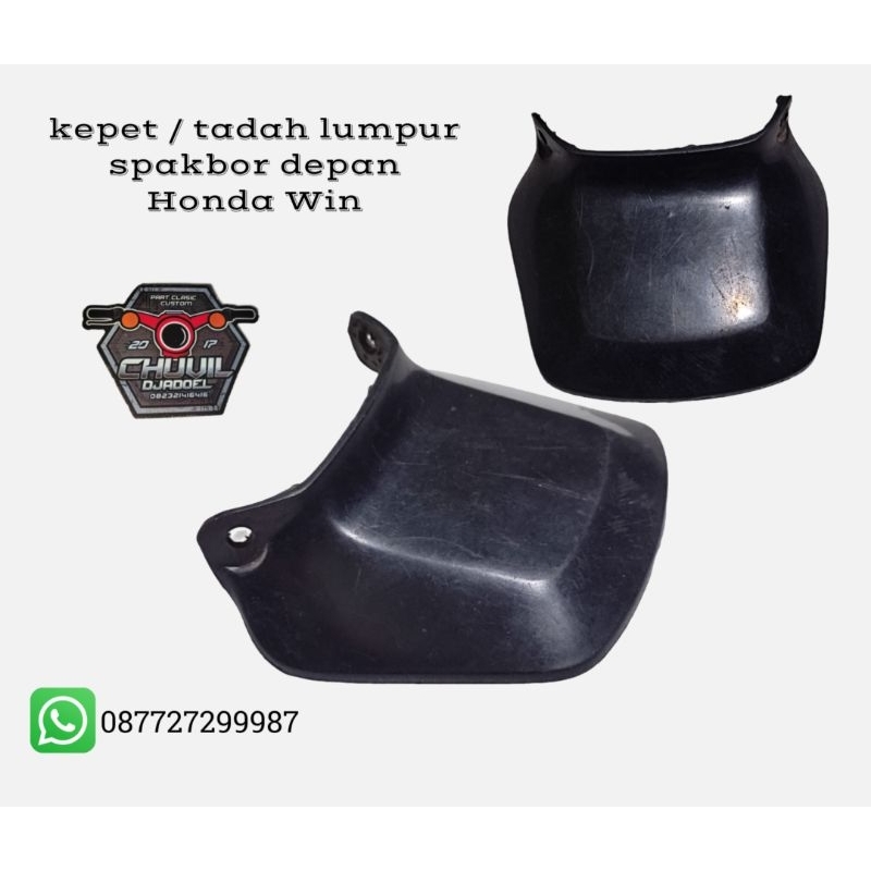 Tadah Lumpur Kepet Spakbor Depan Honda WIN100