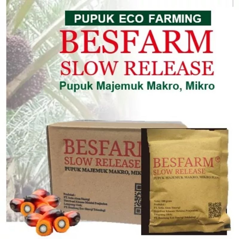 PUPUK SAWIT BESFARM (12 BOX 120 SACHET) PUPUK MAJEMUK MAKRO / MIKRO BESFARM / PUPUK SAWIT