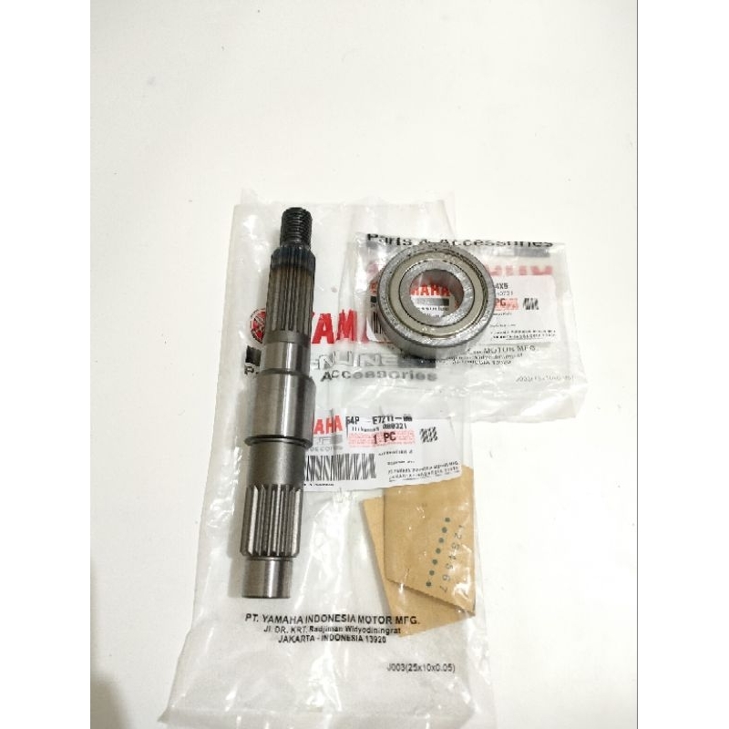 As roda belakang set bearing Yamaha Mio j soul GT 115 x ride 115 Fino 115 kode(54P)