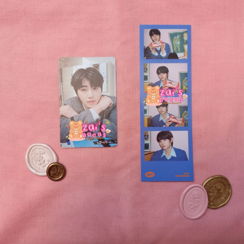 [BUNDLE] sunghoon ggu ggu package photocard & photostrip / enhypen gguggu package / enhypen photocar