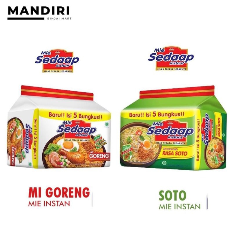 

MIE SEDAAP PACK ISI 5 / MIE SEDAAP