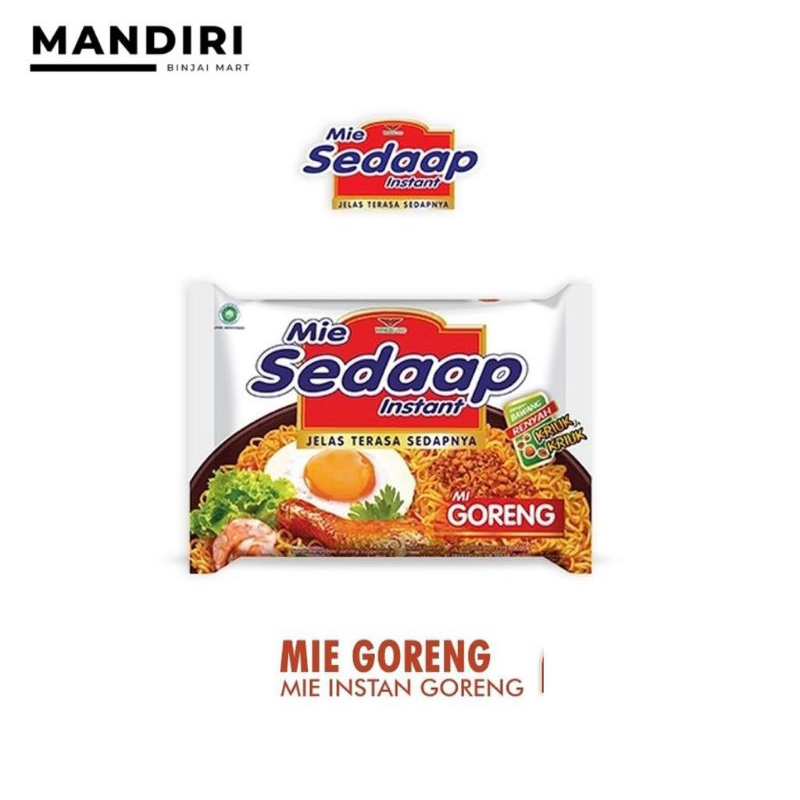 

MIE SEDAAP INSTAN GORENG 90 gr / MIE GORENG