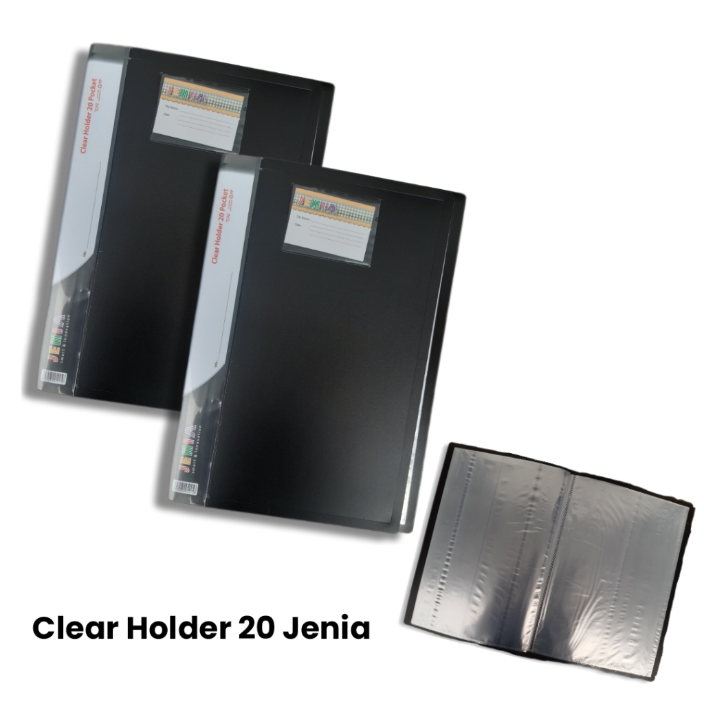 

Map Dokumen Folio Document Keeper isi 20 Hitam Display Book