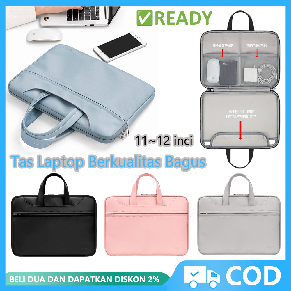 Tas penyimpanan laptop 11-12 inci, tas jinjing komputer portabel untuk laptop Lenovo Huawei Apple