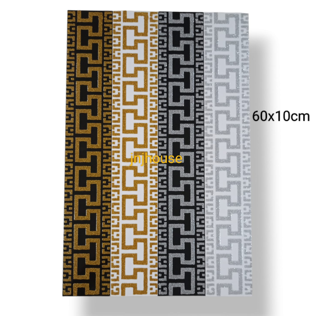 Plin Granit 10x60 Motif Kotak List Granit Plint Hiasan Dinding