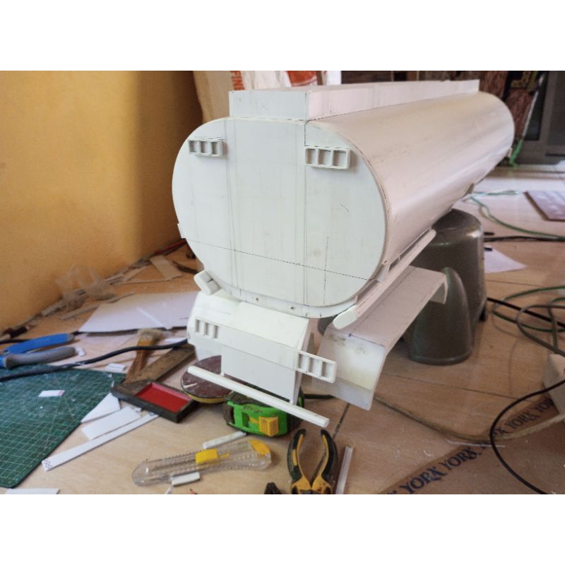 miniatur tangki truk full pvc