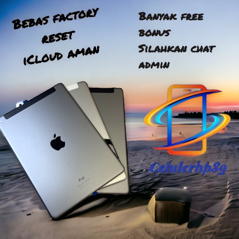 FULLSET ipad 9 8 7 6 5 FULLSET Mulus LikeNew / ipad air 1 32GB 64GB 128GB Wifi Cell 4G LTE ios 12.53