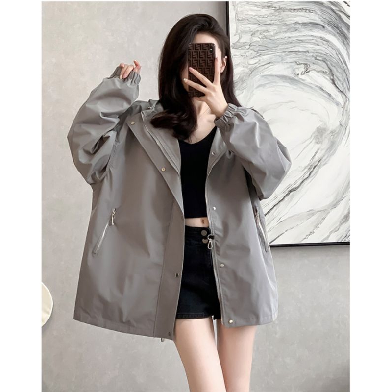 Jaket Wanita Korea Style Jaket Wanita Parasut Terbaru Elegan