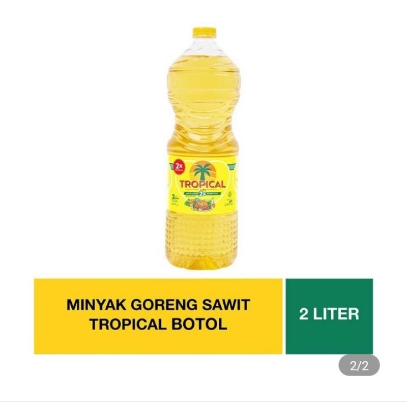 

TROPICAL minyak goreng botol 2 L