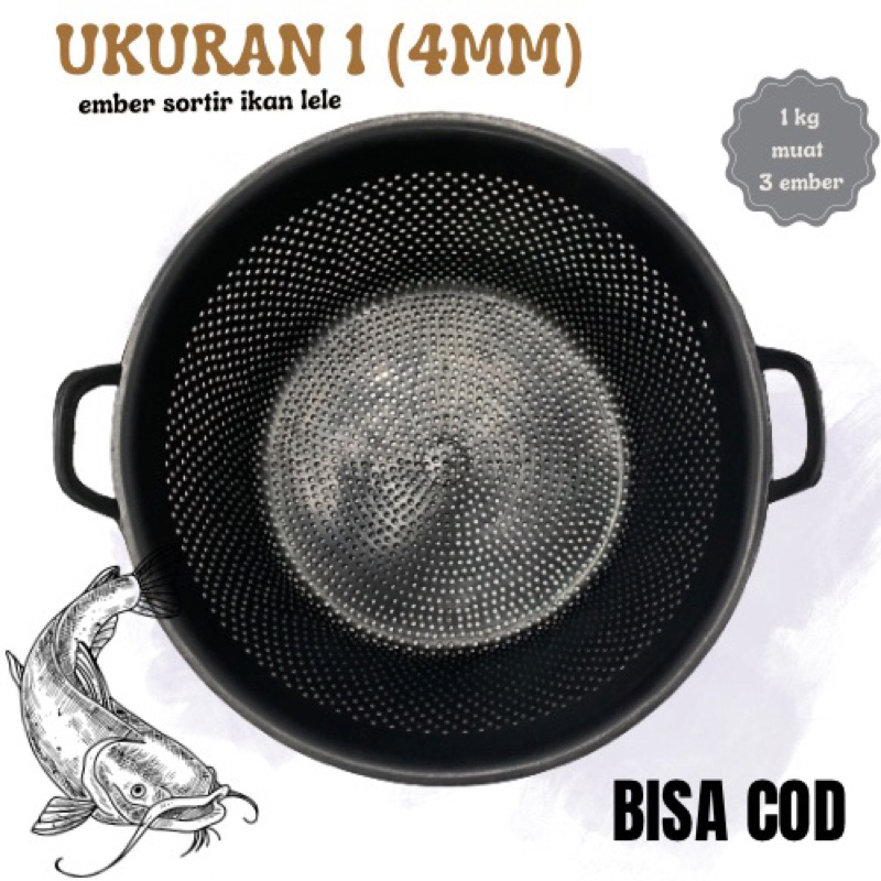 (COD) EMBER SORTIR IKAN LELE BAK SORTIR IKAN LELE BAK SORTIR