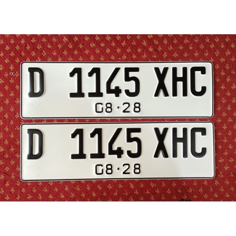 plat nomor mobil putih font terbaru samsat