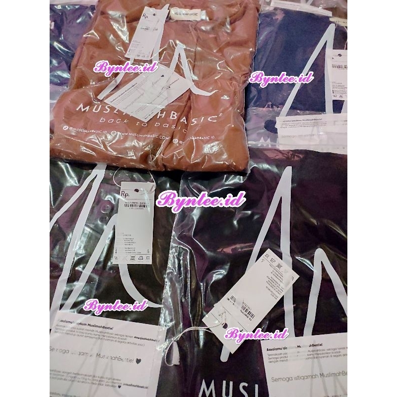 Byntee.id READY STOCK Sahla Abaya by Muslimah Basic