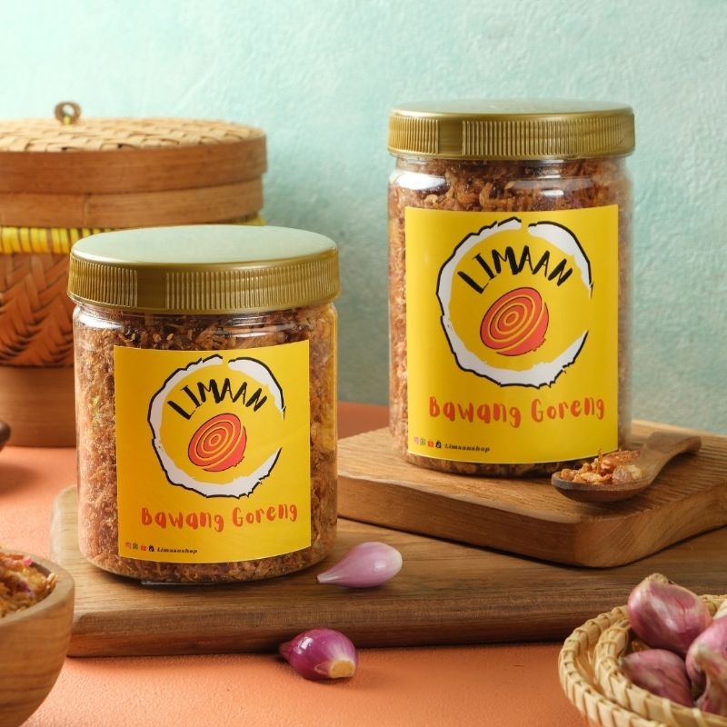 

Paket Bawang Goreng Limaan 200 gram & 250 gram