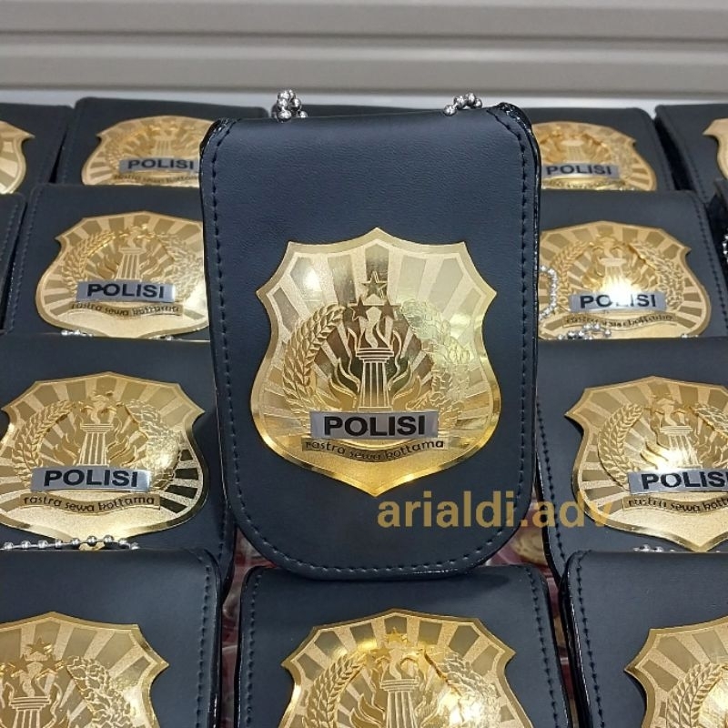 kalung dompet polisi lencana dompet polri