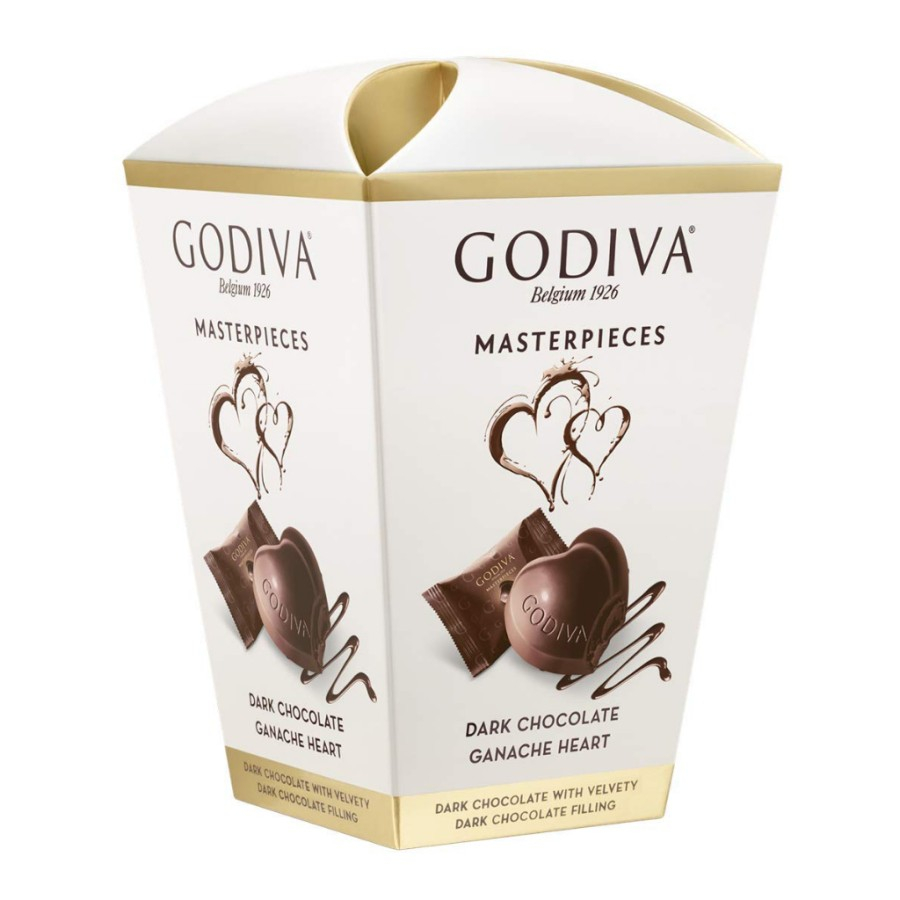 

Godiva Masterpieces Dark Chocolate Ganache Heart Box 119gr