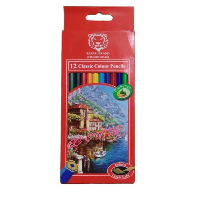 

Safari Pensil Warna Panjang 12 warna