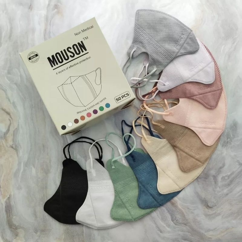 ECER MASKER DUCKBILL MOUSON 4 PLY TEBAL DISPOSABLE MASK | MASKER 4 LAPIS