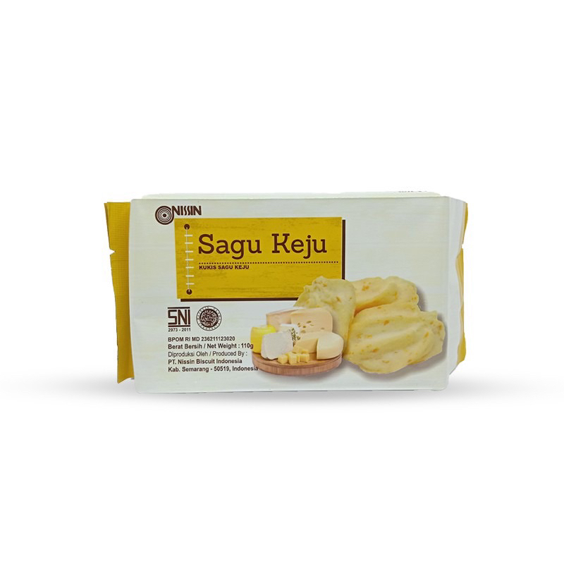 

Nissin Cookies Sagu Keju 110g