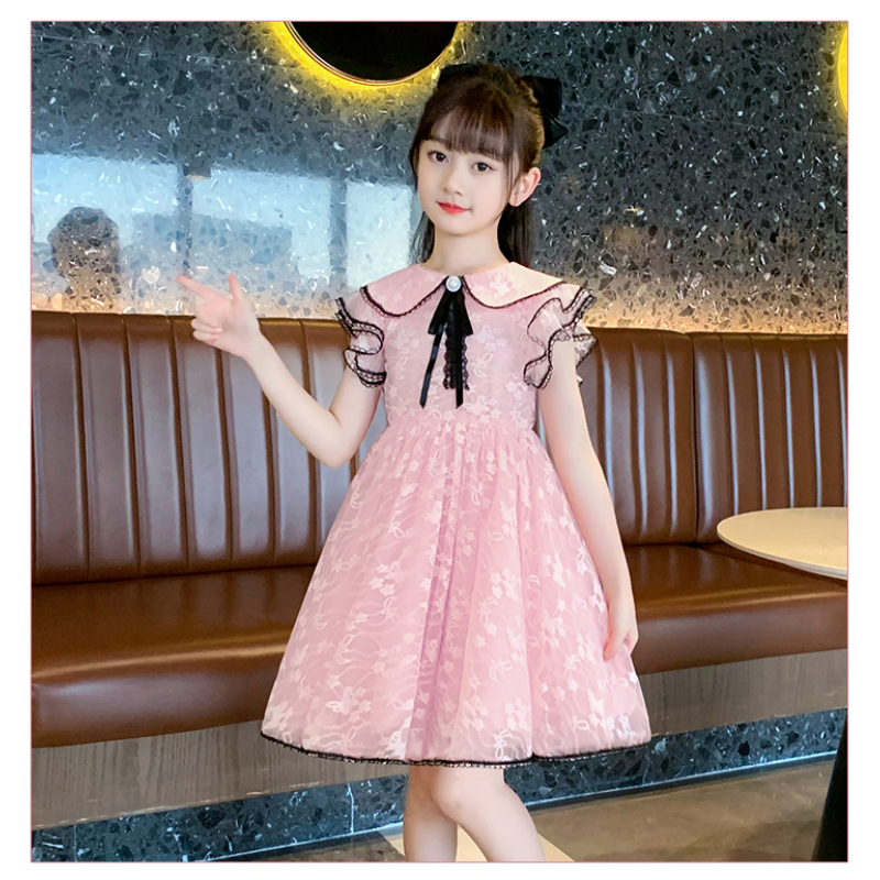 Dress pesta anak perempuan kain renda / Gaun party anak cewe/ Dress princess-hadiah ulang tahun 2-10