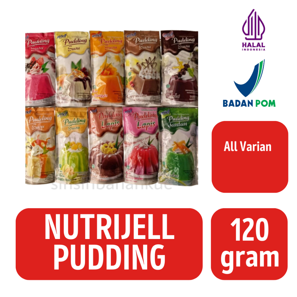

Pudding Nutrijel Susu| Santan all varian