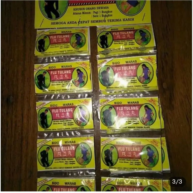 obat flu tulang Sido waras