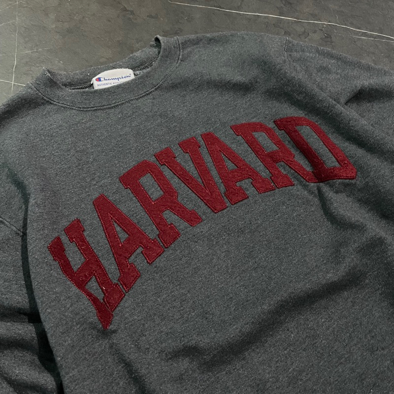 crewneck champion harvard second