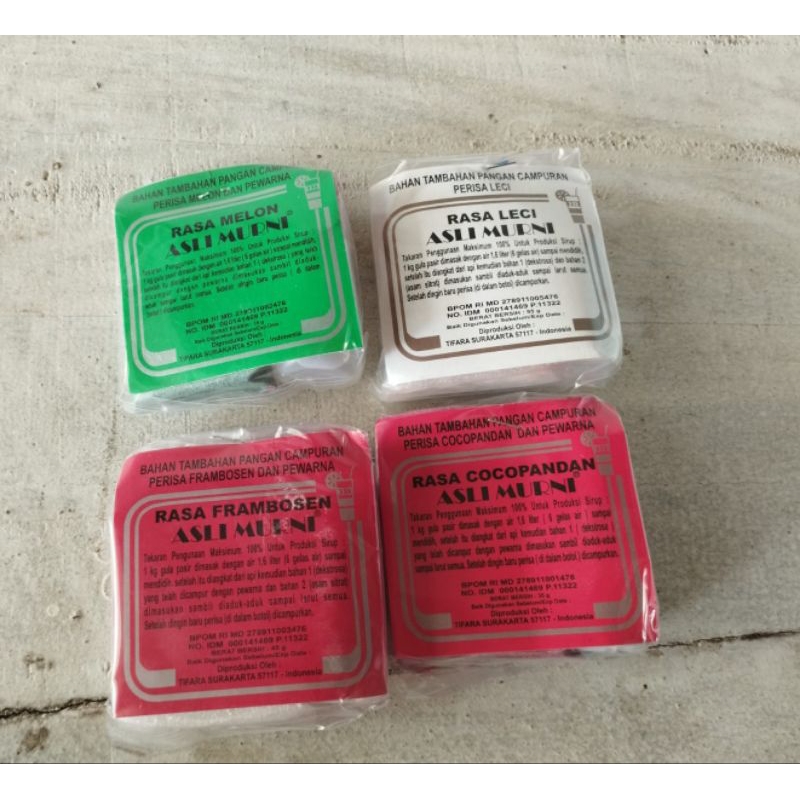 

Bahan Sirup Asli Murni