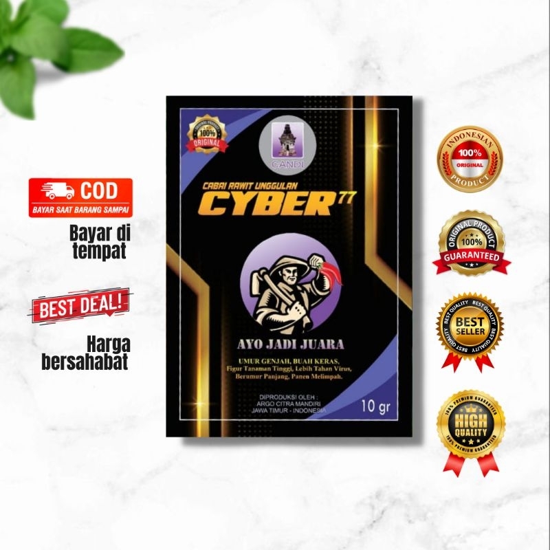 Cabai rawit Cyber 77 10 gr Tahan Gemini