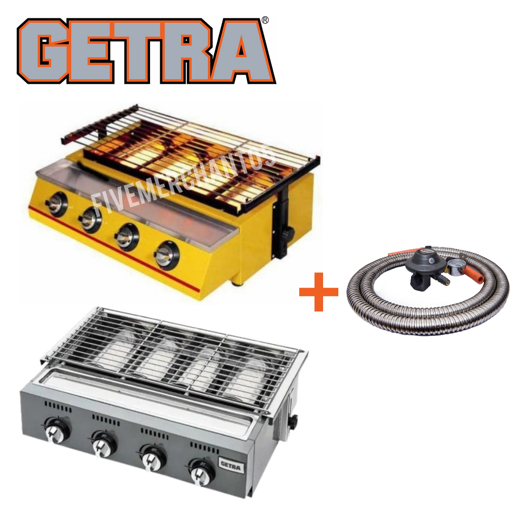 Kompor Grill Getra GEA 222B (EXPO-30FR) - Display Cooler 4 Tungku Hitam