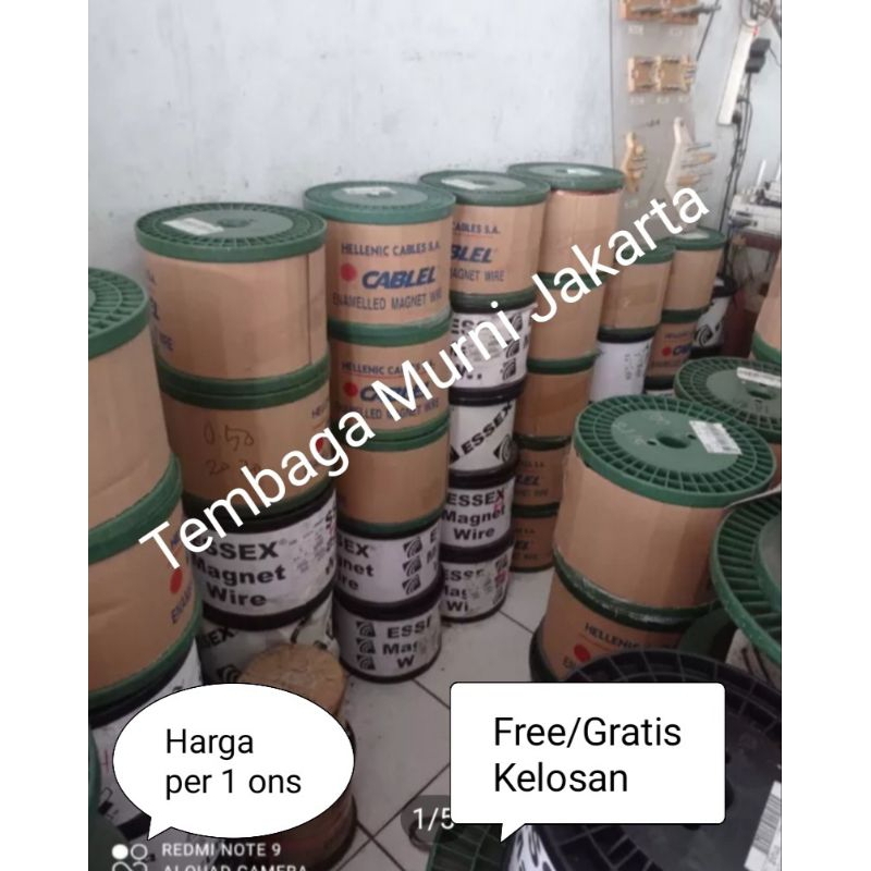 Kawat tembaga email 2,30 mm Hellenic original Jerman