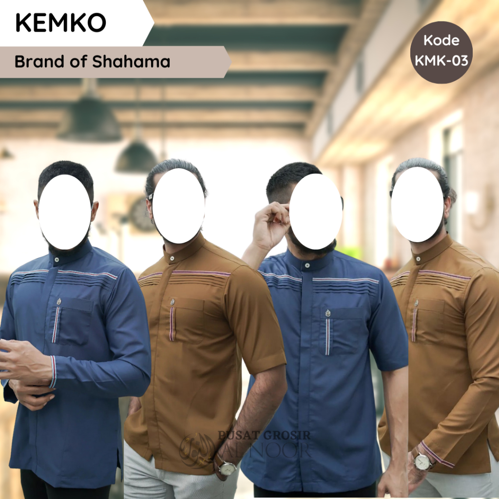 Kemko | Kemeja Koko | KMK03 - Pusat Grosir Al Noor