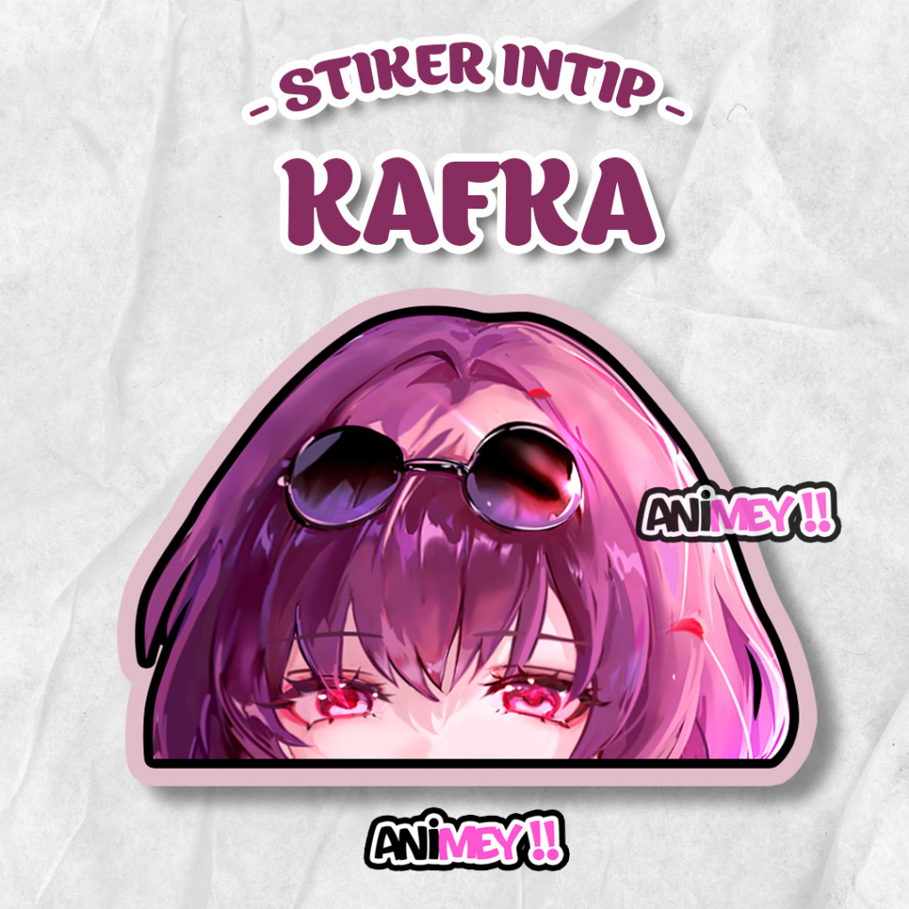 

Stiker Intip Kafka / Sticker Anime Waterproof