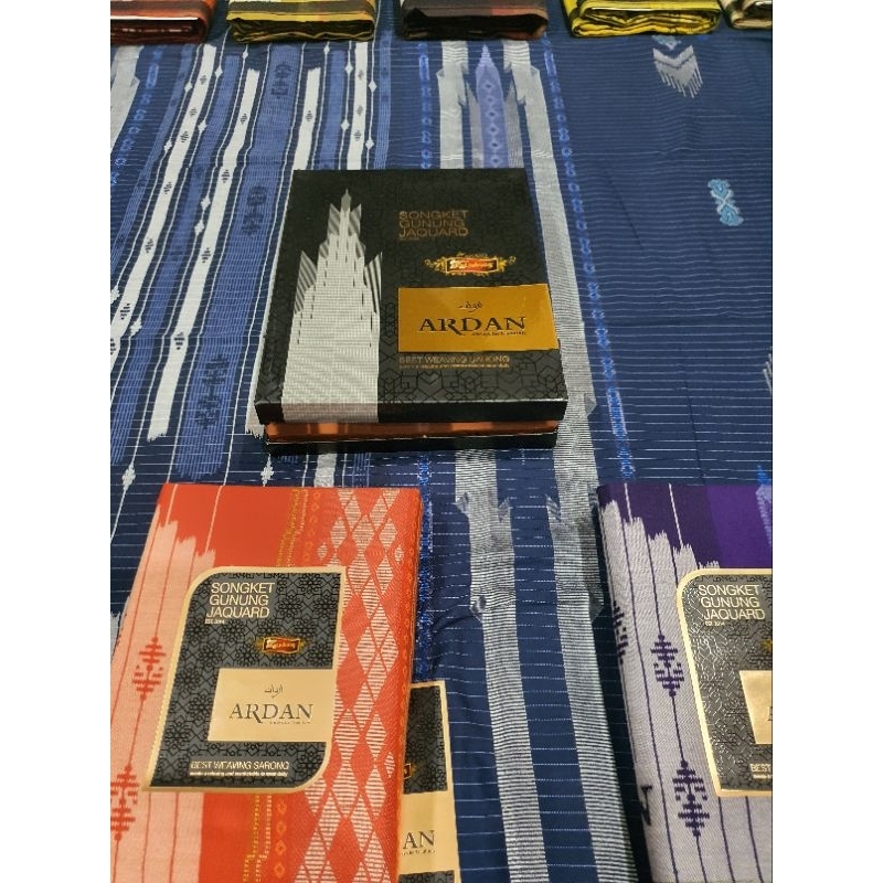 SARUNG ARDAN GOLD SGJ SONGKET GUNUNGAN JACQUARD