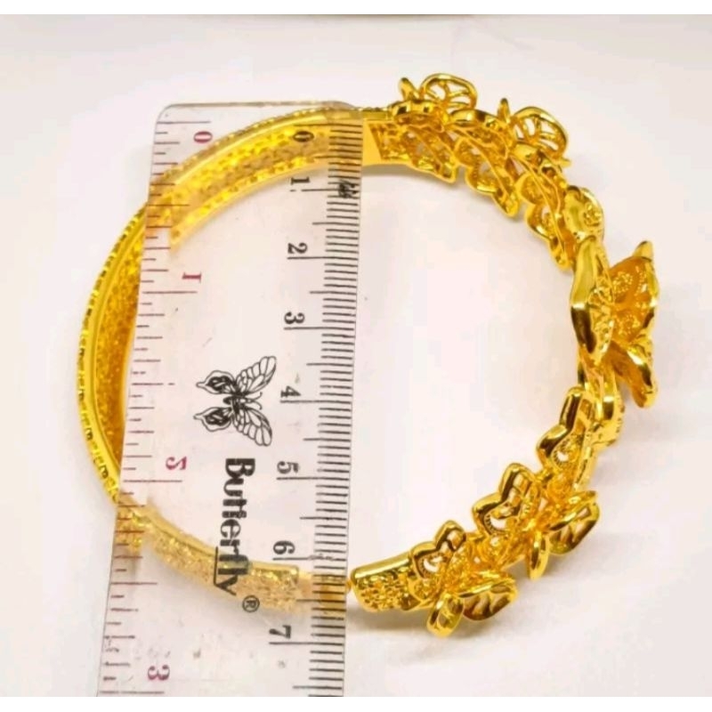 Set Perhiasan Ukir Bunga Bangkok premium Xuping terbaru