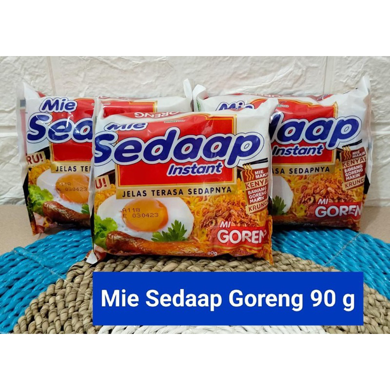 

[Paket 10 Bungkus] MIE SEDAP GORENG 90gr MIE GORENG INSTAN