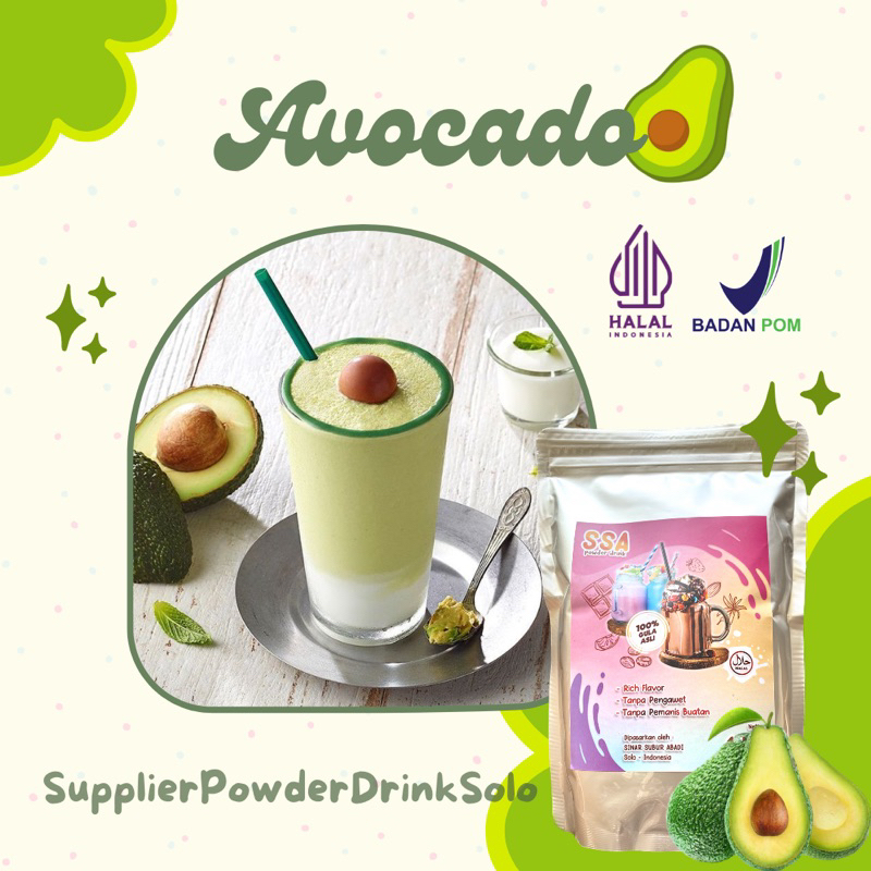 

Powder Drink Avocado 250 Gr / bubuk minuman rasa Avocado
