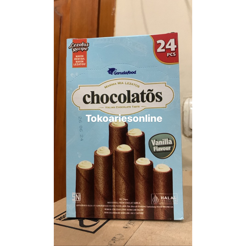 

Chocolatos Wafer Roll (isi 24 Pcs)