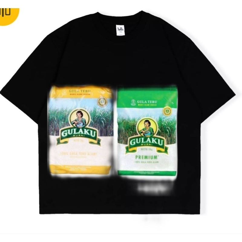 kaos hitam polos gambar gu la ku