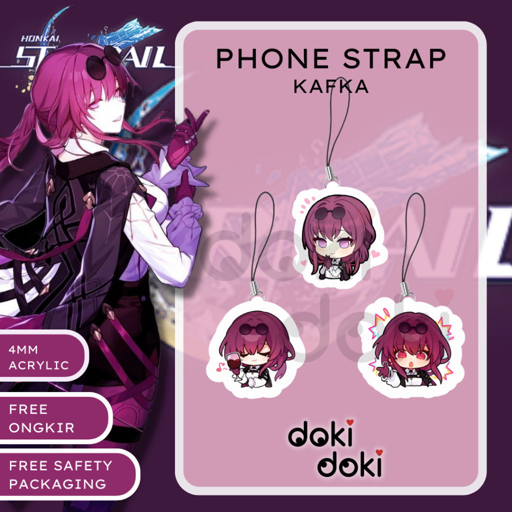 PHONE STRAP HP KAFKA HONKAI STAR RAIL