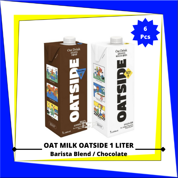 

Oat Milk Oatside Varian Rasa 1 Liter x 6 pcs (1 Karton)