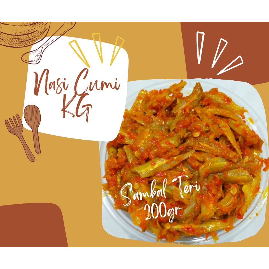 

Sambal Teri / Sambal / Teri 200gr