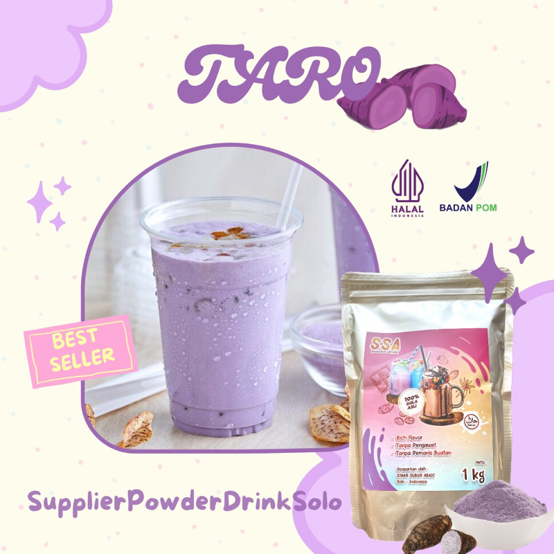 

Powder Drink Taro 250 Gr / bubuk minuman rasa Taro