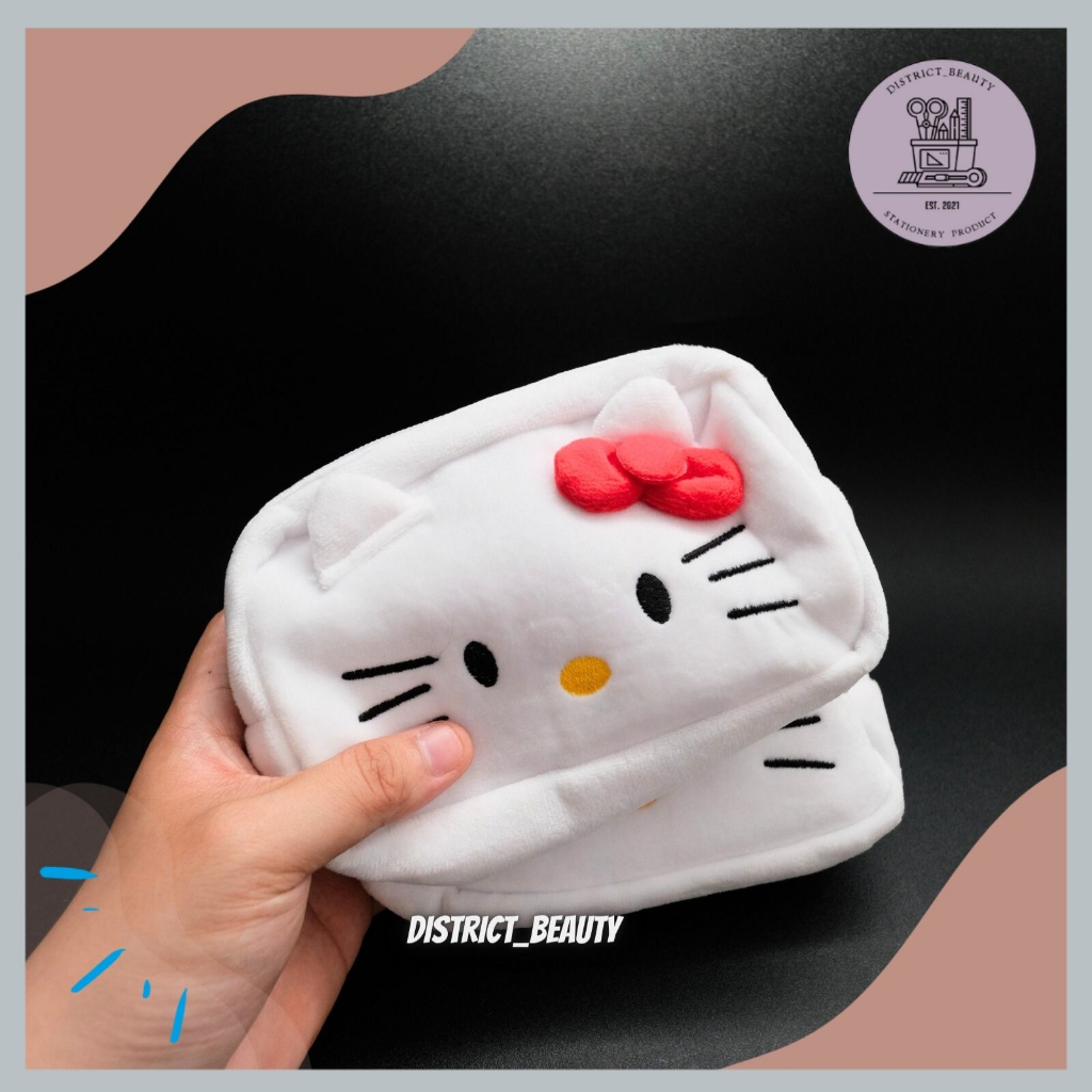 

KOTAK PENSIL PLUSHIE HELLO KITTY BESAR TEMPAT WADAH ALAT TULIS ANAK POUCH MAKEUP BESAR