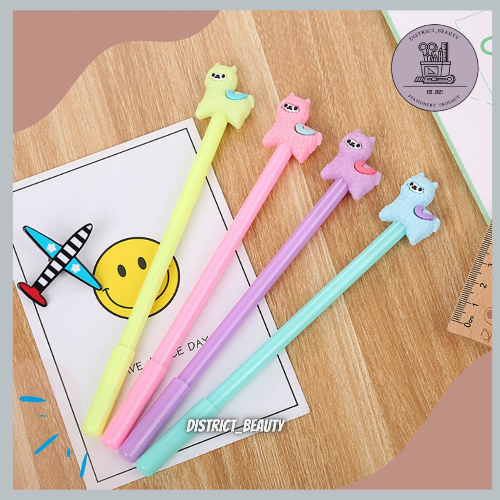 

PEN KARAKTER LLAMA PULPEN GEL LUCU MURAH LLAMA