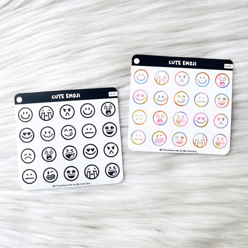 

[CE] Cute Emoji Sticker | Journal Sticker