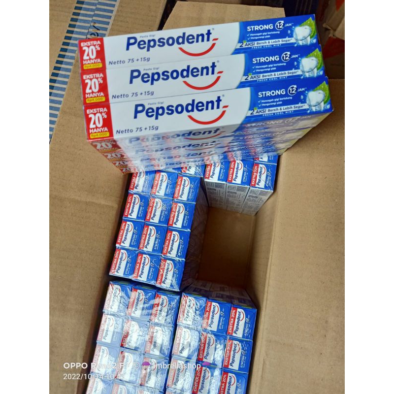 3 pcs PEPSODENT 75GR + 15GR