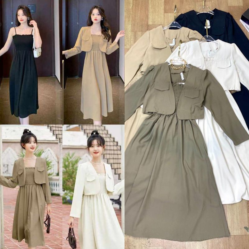 New - DSK - 2352 - Dress Korea 2in1