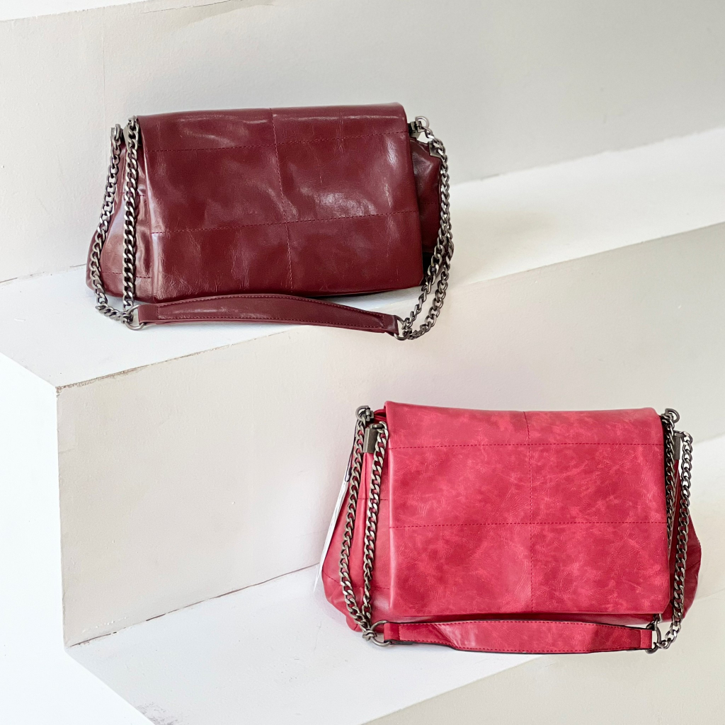 ZR ZARA TAS BAHU CHAIN ROCKER SHOULDER BAG WITH FLAP 01308