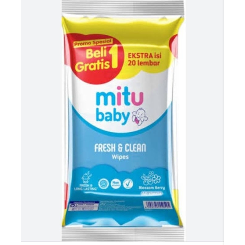 Mitu Baby Wipes Fresh n Clean